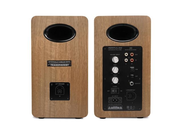 Airpulse A80 Hi-Res Audio Certified Active Speaker System, Built-in Amplifier, Optical, Sub out, Bluetooth 5.0 aptX, AUX, PC, and USB Inputs...
