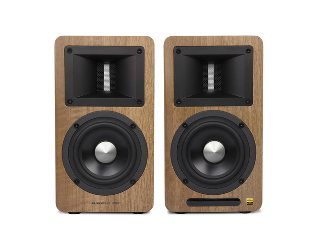 Airpulse A80 Hi-Res Audio Certified Active Speaker System, Built-in Amplifier, Optical, Sub out, Bluetooth 5.0 aptX, AUX, PC, and USB Inputs...