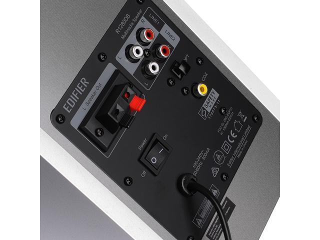 Edifier - R1280DB Powered Bluetooth Bookshelf Speakers, Computer Speakers - 42W RMS Optical Input - Wireless Studio Monitors - White - image 5