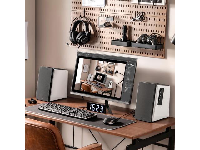 Edifier - R1700BT 4" 66-Watt Powered Bookshelf Speaker (Pair) - White - image 8