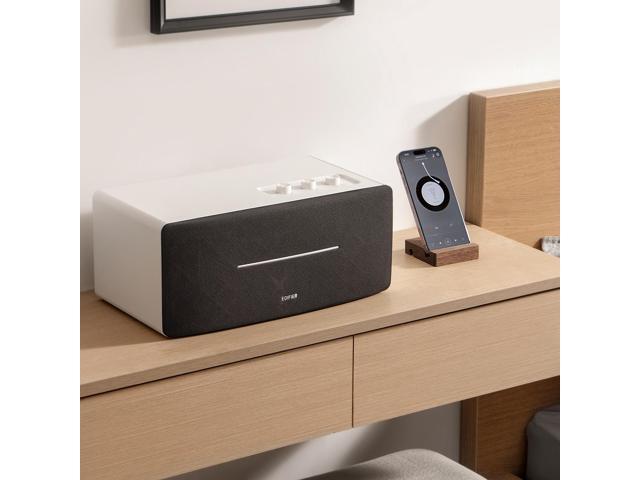 Edifier D12 Tabletop Speaker - Integrated Desktop Stereo Bluetooth Speaker - Wireless Computer Speaker for Desktop Use- 70 Watts RMS with Subwoofer...