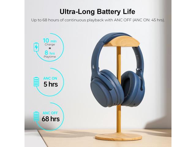 Edifier WH700NB Wireless Active Noise Cancellation Over-Ear Headphones, Bluetooth 5.3 Foldable Lightweight Headset, Dual Device Connection, 68-Hour...