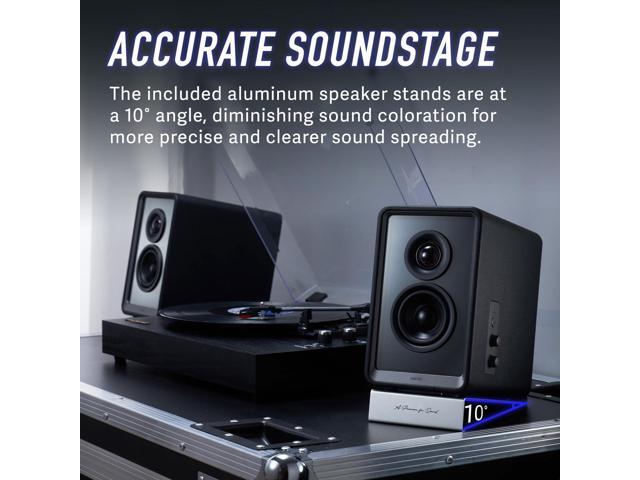 Edifier - QR65 2.0 Bluetooth Multimedia Speaker System with 65W GaN Charging, Lighting Effects, and Strong Base (Pair) - Black - image 6