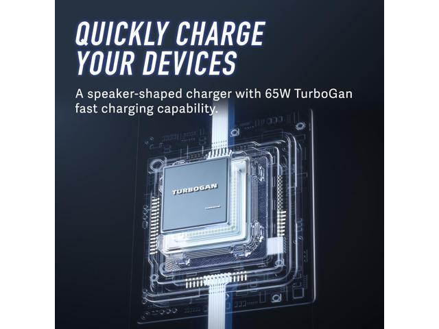 Edifier - QR65 2.0 Bluetooth Multimedia Speaker System with 65W GaN Charging, Lighting Effects, and Strong Base (Pair) - White - image 7