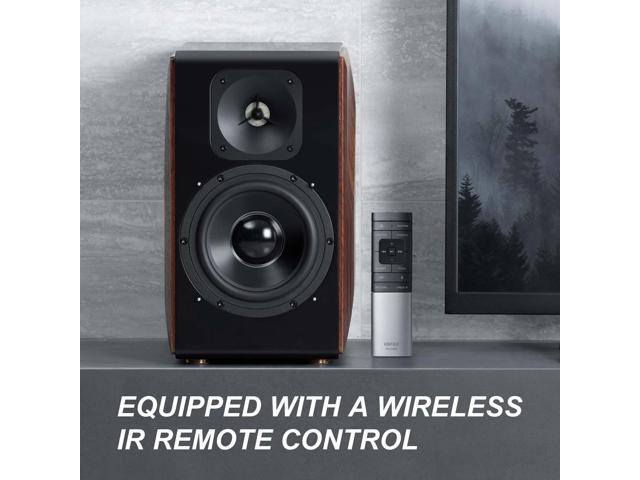 Edifier - S3000MKII Audiophile Hi-Fi/Hi Res Active Bookshelf 2.0 Speakers, Computer Speakers - 256W - Bluetooth 5.0 HD - Brown - image 4