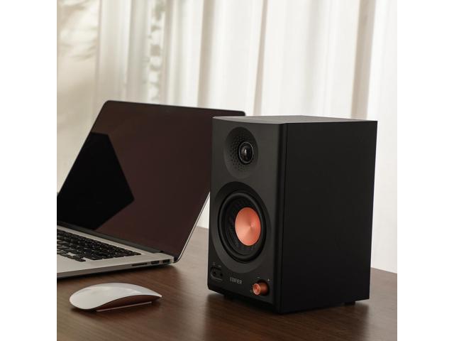 Edifier - MR3 Active Bookshelf Speakers, Computer Speakers - Bluetooth and Optical Input - 2.0 Studio Monitor Speaker (Pair) - Black - image 5