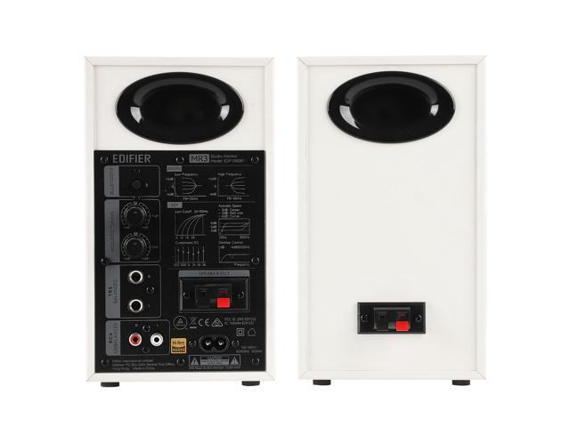 Edifier - MR3 Active Bookshelf Speakers, Computer Speakers - Bluetooth and Optical Input - 2.0 Studio Monitor Speaker (Pair) - White - image 4