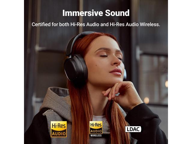 Edifier Active Noise Cancelling Headphones, Over Ear Bluetooth Headset, 92H Playtime Wired & Wireless Hi-Res Audio Certified, Fast Charging Clear...