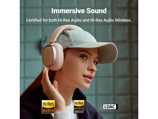 Edifier Active Noise Cancelling Headphones, Over Ear Bluetooth Headset, 92H Playtime Wired & Wireless Hi-Res Audio Certified, Fast Charging Clear...