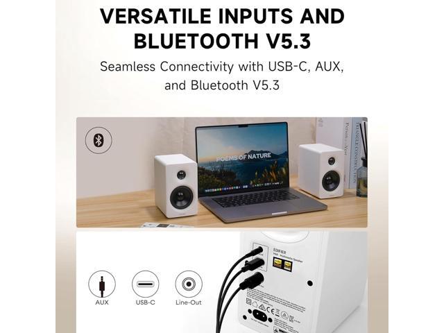 Edifier - M60 Compact Desktop 2.0 Speakers (Pair) - Ivory - image 6