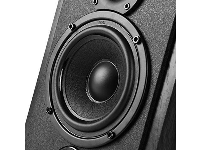 Edifier R1700BT Bluetooth Bookshelf Speakers - Active Near-field Studio Monitors - Powered Speakers 2.0 Setup Black Enclosure - 66w RMS