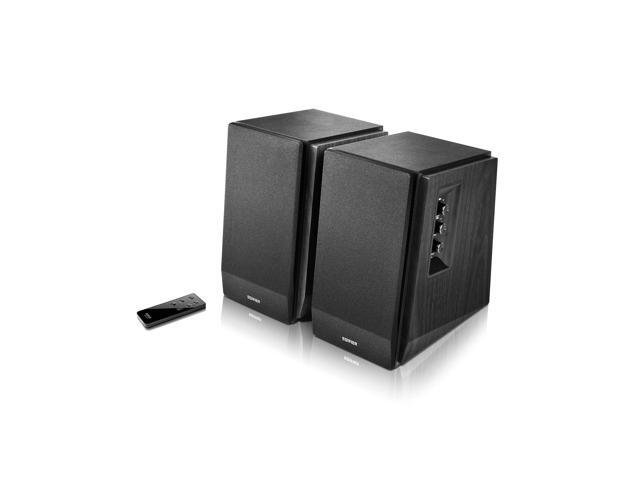 Edifier R1700BT Bluetooth Bookshelf Speakers - Active Near-field Studio Monitors - Powered Speakers 2.0 Setup Black Enclosure - 66w RMS