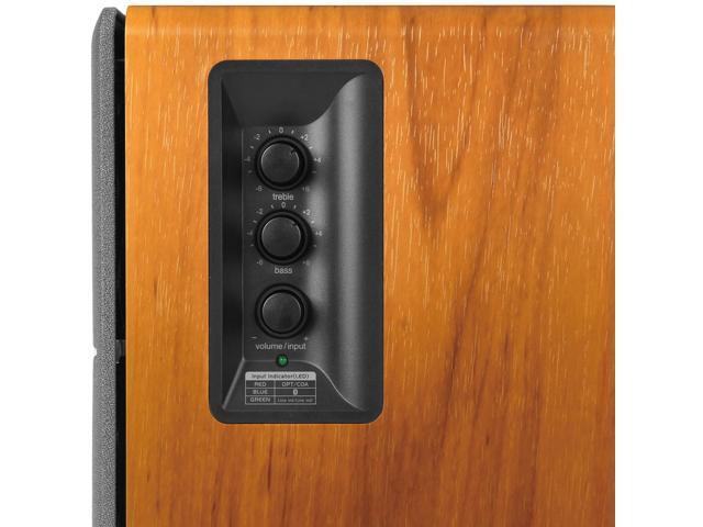 Edifier - R1280DB Powered Bluetooth Bookshelf Speakers, Computer Speakers - 42W RMS Optical Input - Wireless Studio Monitors - Brown - image 5