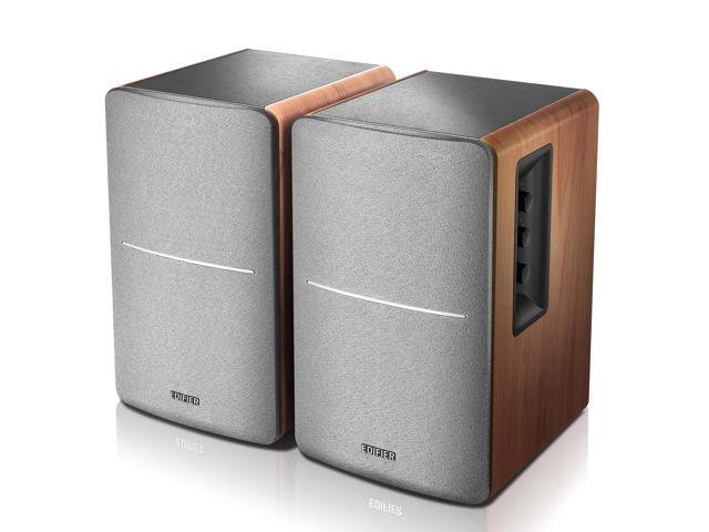 Edifier - R1280DB Powered Bluetooth Bookshelf Speakers, Computer Speakers - 42W RMS Optical Input - Wireless Studio Monitors - Brown - image 3