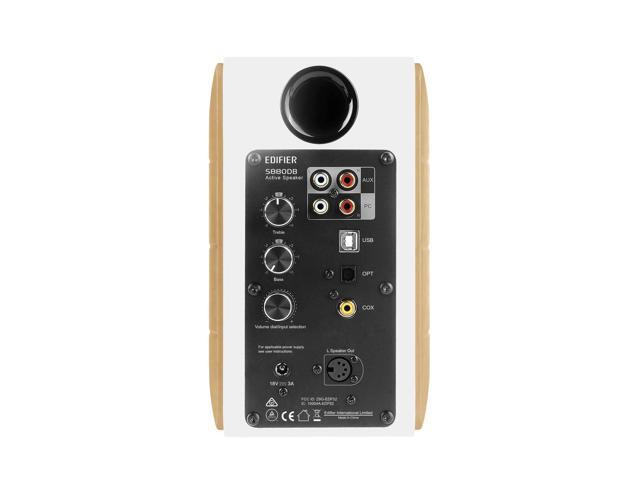 Edifier S880DB Powered Near-field Monitors with USB, Bluetooth, Optical Coaxial inputs - Active Powered Bookshelf Speakers For Music, Gaming,...
