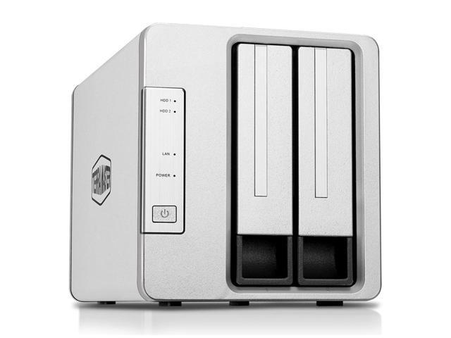 TERRAMASTER F2-423 2-Bay High Performance NAS for SMB with N5095 Quad-core CPU, 4GB DDR4 Memory, 2.5GbE Port x 2,Network Storage Server (Diskless)