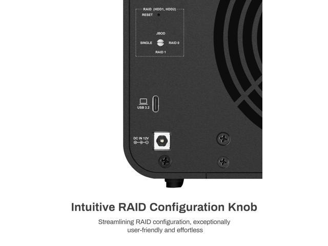 TERRAMASTER D8 Hybrid DAS - Not a NAS, 8 Bay HDD & NVMe Enclosure, USB 3.2 Gen 2 10Gbps Type-C, Supports RAID 0/1/Single/JBOD & Exclusive 2+6 RAID...