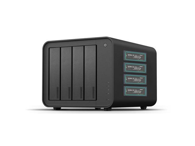 TERRAMASTER D8 Hybrid V2 HDD NVMe Enclosure USB 3.2 Gen 2 10Gbps Type C 8Bay USB Storage Hot Swappable Plug and Play (Diskless)