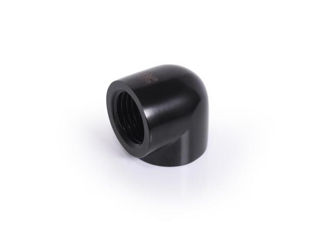 Alphacool Eiszapfen 20mm L-Connector Fitting G1/4 IT To G1/4 IT - Black (17588)