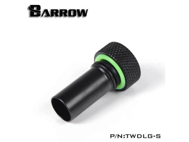 Barrow G1/4' External Flow Guide Adapter, Standard Length, Black