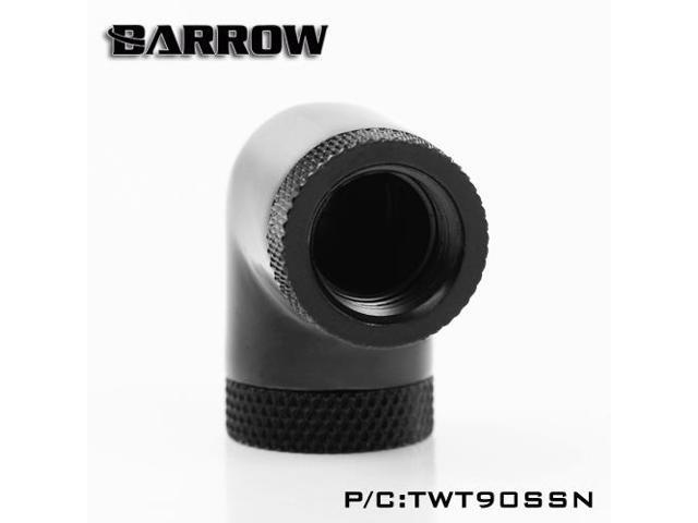Barrow G1/4' 90 Degree Female to Female Dual Rotary Angled Adaptor Fitting - Black (TWT90SSN)