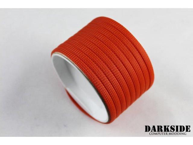 Darkside 6mm (1/4') High Density Cable Sleeving - Orange II (DS-0553)