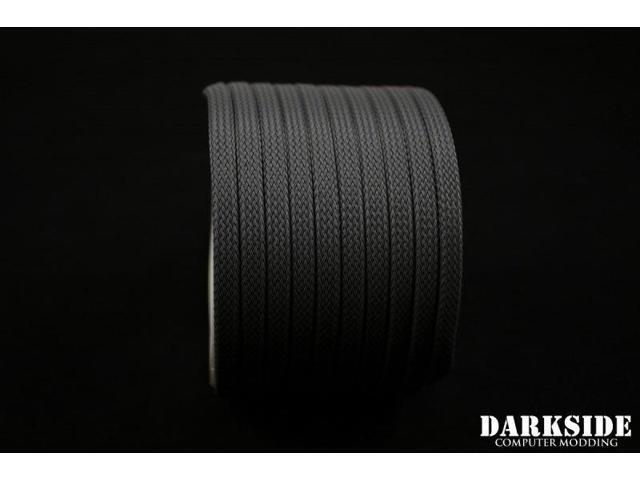 Darkside 6mm (1/4') High Density Cable Sleeving - Gun Metal (DS-0842)