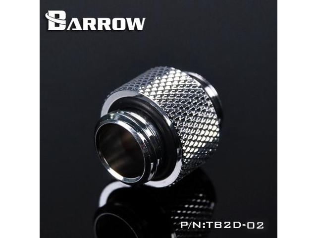 Barrow G1/4' 10mm Male to Male Adaptor Fitting - Silver (TB2D-02-Silver)