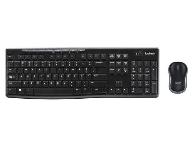 Logitech MK270 Wireless Keyboard & Mouse Combo Active Lifestyle Travel Home Office Must-Have Modern Bundle with Mini Glow in the Dark Portable...