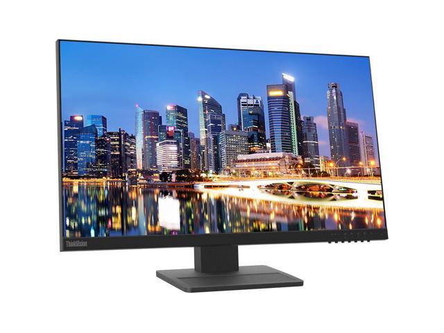 Lenovo ThinkVision E24 1920 x 1080 LED FHD LCD Monitor, 2-Pack Bundle with HDMI, VGA, Speakers, DisplayPort, Dual Monitor Stand, ThinkPad USB-C...