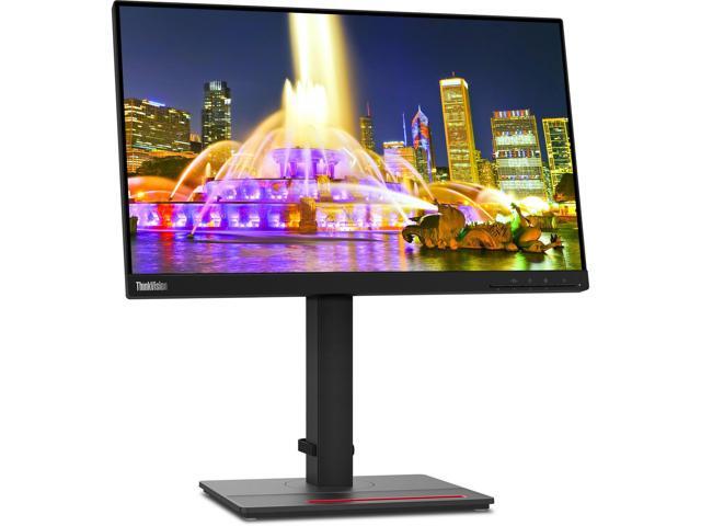Lenovo ThinkVision T22i 22-inch 1920 x 1080 LED Backlit Full HD Widescreen LCD Monitor, 2-Pack Bundle with HDMI, VGA, DisplayPort, USB Hub