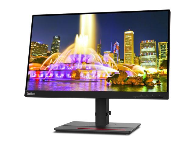 Lenovo ThinkVision T22i 22-inch 1920 x 1080 LED Backlit Full HD Widescreen LCD Monitor, 2-Pack Bundle with HDMI, VGA, DisplayPort, USB Hub