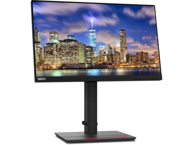 Lenovo ThinkVision T22i 22-inch 1920 x 1080 LED Backlit Full HD Widescreen LCD Monitor, 2-Pack Bundle with HDMI, VGA, DisplayPort, USB Hub, Desk...