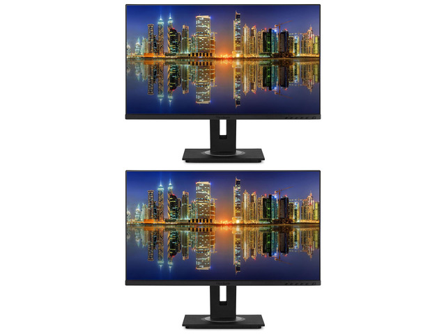 ViewSonic VG2748a 27-inch 1920 x 1080 Full HD LCD IPS Monitor, 2-Pack bundle with Frameless, FreeSync, Eye-Care, HDMI, DisplayPort, USB Hub, Speakers
