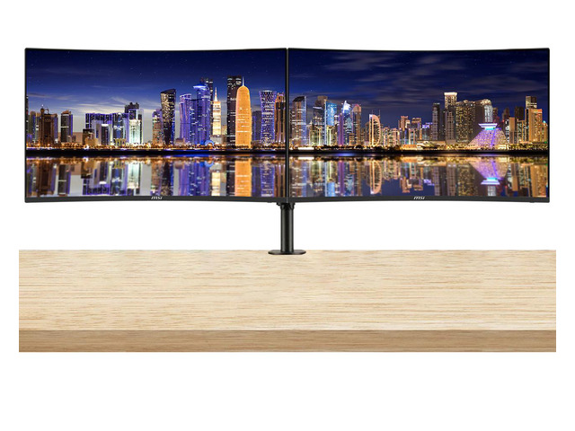 MSI G323CV 32-inch Curved 1080P Full HD 75 Hz 1ms LED Backlit LCD Gaming Monitor, 2-Pack bundle, Frameless, Less Blue Light, FreeSync, HDMI,...