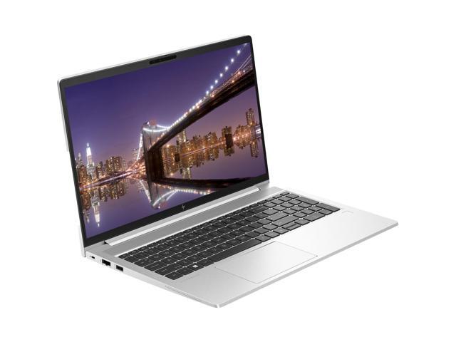 HP EliteBook 655 G10 15.6' Ryzen 5, 16GB RAM, 512GB SSD, Windows 11 Pro Notebook Bundle with 2 x EliteDisplay E27 27' Monitors, Dual Stand, USB-C...