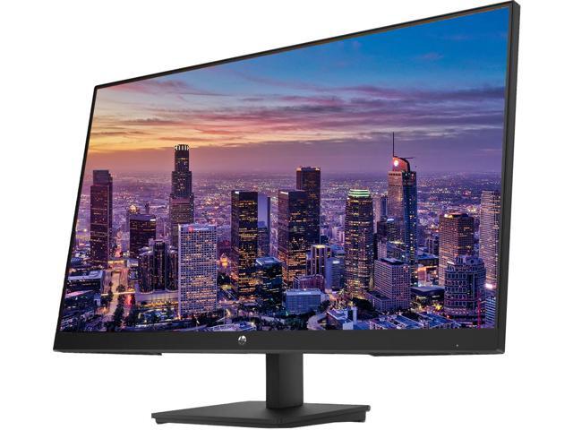 HP P27 G5 27 inch 1920 x 1080 Full HD Edge LED LCD Monitor, 2-Pack Bundle with HDMI, VGA, and Display Port with Desk Mount Dual Monitor Stand