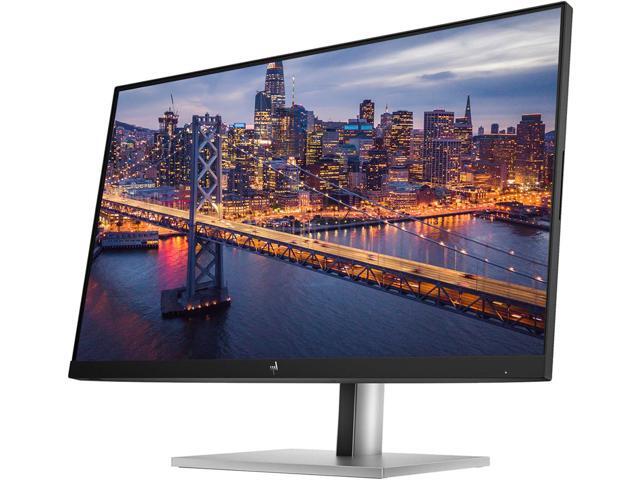 HP EliteDisplay E27 G5 27 inch Full HD LED-Backlit LCD IPS Monitor, 2-Pack Bundle with HDMI, USB Hub, Display Port and Desk Mount Dual Monitor Stand