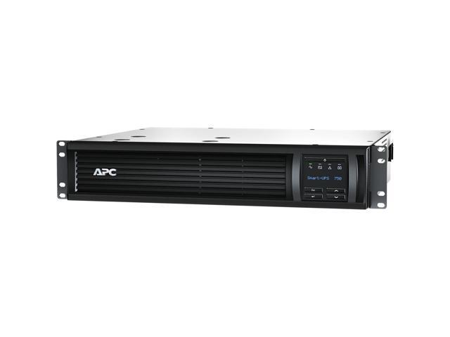 APC Smart-UPS, SMT750RM2UC 2U Rack Back-UPS, 750 VA Backup Battery Power Supply, 6 x NEMA 5-15R, SmartConnect Port, SmartSlot, AVR, LCD Screen...