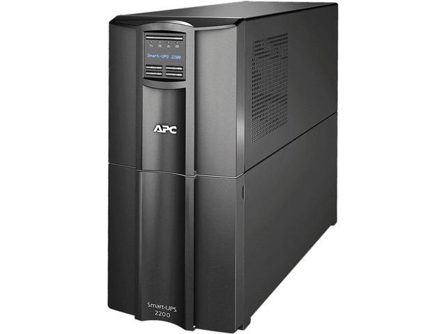 APC Smart-UPS, SMT2200C Tower Back-UPS, 1920 VA Backup Battery Power Supply, 8 x NEMA 5-15R, 2 x NEMA 5-20R outlets, SmartConnect Port, SmartSlot,...