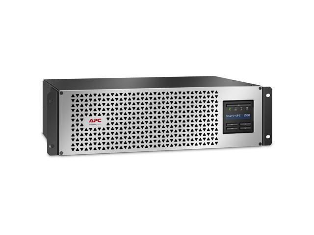 APC Smart-UPS, SMTL1500RM3UC 3U Rack Back-UPS, 1440 VA Backup Battery Power Supply, 6 x NEMA 5-15R, SmartConnect Port, SmartSlot, AVR, LCD Screen...