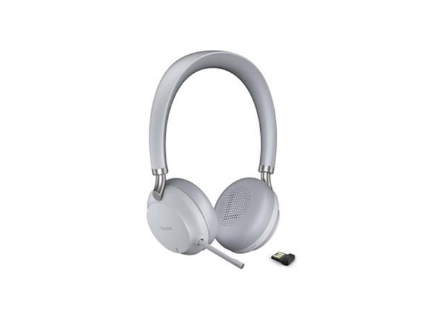Yealink BH72 White Dual Wireless Bluetooth Stereo Over Ear Headset Bundle with Cam 313 2MP Webcam, MK270 Wireless Keyboard and Mouse, Gel Mouse &...