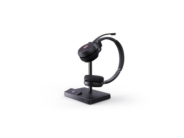 Yealink WH62 Dual Wireless Bluetooth Over Ear Headset for Office, Bundle with Cam 313 2MP Webcam, MK540 Wireless Keyboard and Mouse, Gel Mouse &...