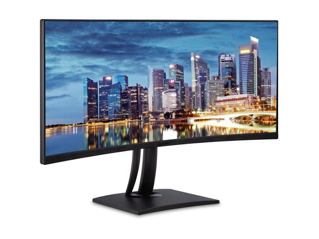 ViewSonic VP3456a 34-inch Curved 2K UWQHD Premium Monitor, Full Dock, HDMI, DisplayPort, USB Hub, 100W USB-C, Ethernet, Integrated Speakers, MK270...