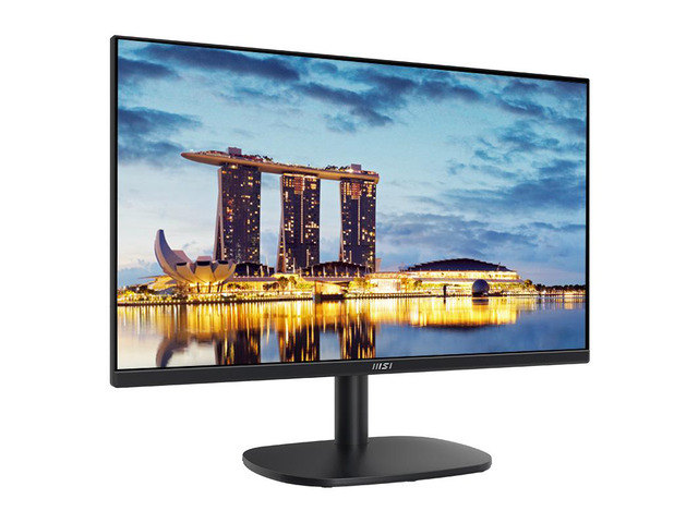 MSI Pro MP245V 24 inch 1080P Full HD 100Hz 1ms LCD Business Monitor, 2-Pack bundle HDMI, VGA, Desk Mount Dual Monitor Stand, MK270 Wireless...