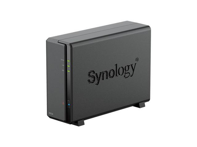 Synology DiskStation DS124 NAS Server with RTD1619B 4-Core 1.7GHz CPU, 1GB Memory, 22TB HDD Storage, 1 x 1GbE LAN Port, DSM Operating System