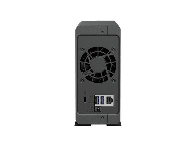 Synology DiskStation DS124 NAS Server with RTD1619B 4-Core 1.7GHz CPU, 1GB Memory, 22TB HDD Storage, 1 x 1GbE LAN Port, DSM Operating System