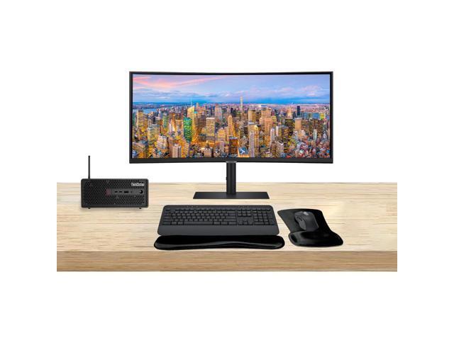 Lenovo ThinkStation P3 SFF i7, 32GB RAM, 1TB SSD, T1000 8GB DDR6 GPU Bundled with ViewFinity S95UC 49 Curved Dual 2K, MK650 Wireless Keyboard &...