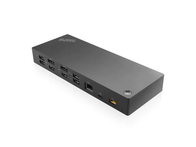 Lenovo ThinkPad Hybrid USB-C with USB-A Dock 90W 4K, HDMI, USB-C, DisplayPort, Bundled with Desk Mount Dual Monitor Stand, MK650 Wireless Keyboard...