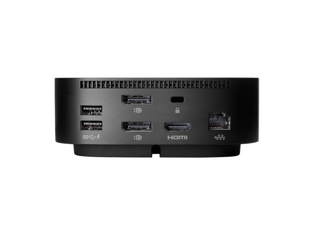 HP USB-C G5 Dock 100W, Three 4K Displays Supported For Business, HDMI, DisplayPort and USB Hub Bundled with Desk Mount Dual Monitor Stand, MK650...